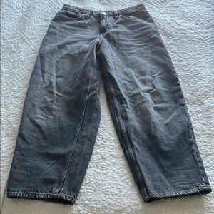 H&M Barrel Loose Fit High Waist Jeans